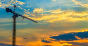crane-at-sunset